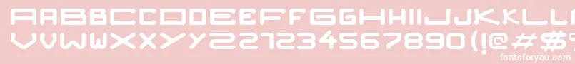 Nozstudio Font – White Fonts on Pink Background