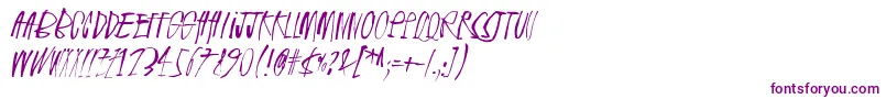 Police Rhinoceros – polices violettes