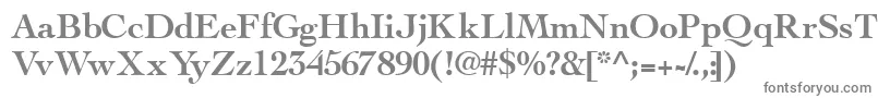 フォントThesissskBold – 白い背景に灰色の文字