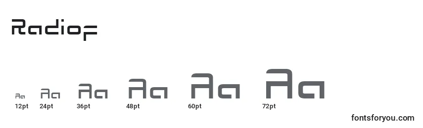 Radiof Font Sizes