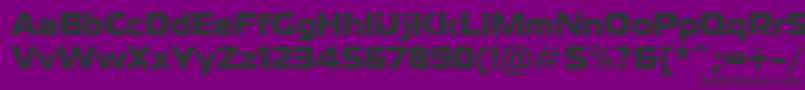PtMagistralBlackCyrillic Font – Black Fonts on Purple Background