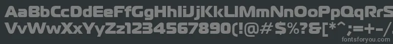 Saiba mais sobre a fonte PtMagistralBlackCyrillic Fonte PtMagistralBlackCyrillic – fontes cinzas em um fundo preto