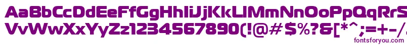 Police PtMagistralBlackCyrillic – polices violettes