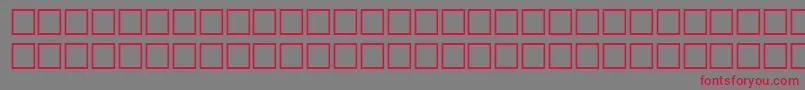 McsKhaybarSIFissured. Font – Red Fonts on Gray Background