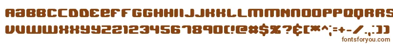 JawbreakerHardBrk Font – Brown Fonts on White Background