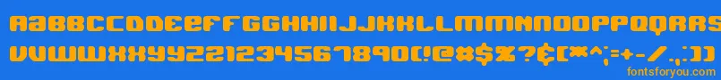 More about JawbreakerHardBrk Font JawbreakerHardBrk Font – Orange Fonts on Blue Background