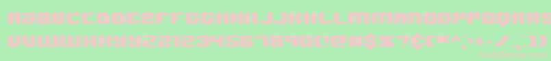 JawbreakerHardBrk Font – Pink Fonts on Green Background