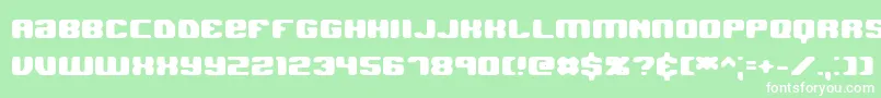 JawbreakerHardBrk Font – White Fonts on Green Background