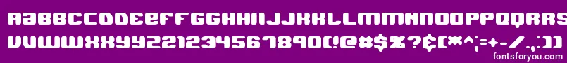 JawbreakerHardBrk Font – White Fonts on Purple Background