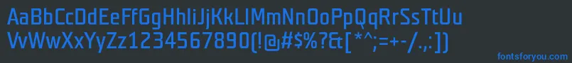 Lisätietoja Teutonnormal-fontista Teutonnormal-fontti – siniset fontit mustalla taustalla