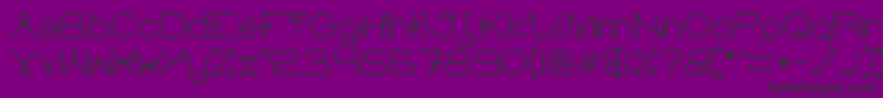 ElectricCityBold Font – Black Fonts on Purple Background