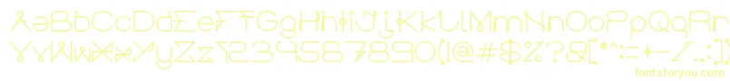 ElectricCityBold Font – Yellow Fonts