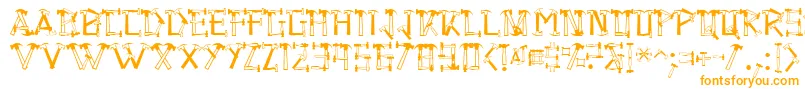 Hammered Font – Orange Fonts