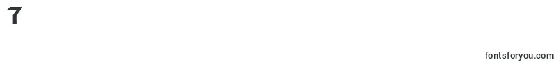 Spigulus Font – Fonts for Digit 7
