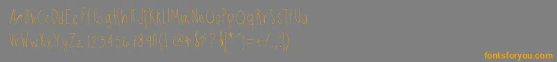 Подробнее о шрифте Skinnybitch Шрифт Skinnybitch – оранжевые шрифты на сером фоне