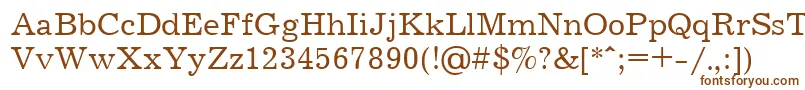 Journalctt Font – Brown Fonts on White Background