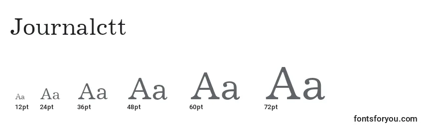 Journalctt Font Sizes
