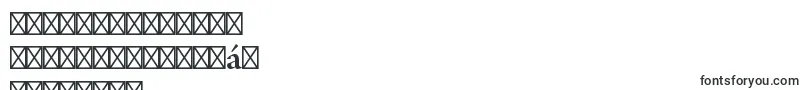 フォントGalliardstdBold – カンボジア文字