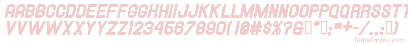 Hallandaleheavyitalic Font – Pink Fonts on White Background