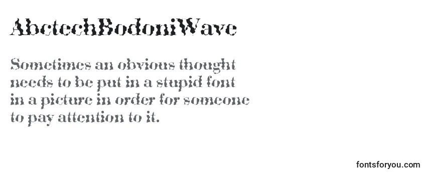 Police AbctechBodoniWave