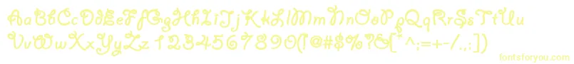 Lariat Font – Yellow Fonts