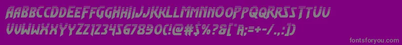 Flashrogershalf Font – Gray Fonts on Purple Background