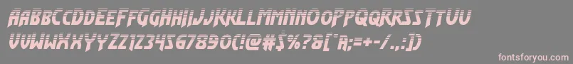 Flashrogershalf Font – Pink Fonts on Gray Background