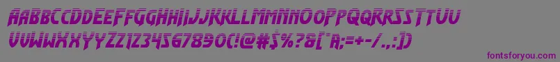 Flashrogershalf Font – Purple Fonts on Gray Background