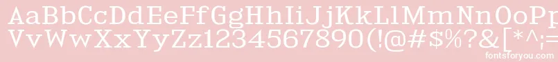 Weitere Informationen zur KingsbridgeExBk-Schriftart KingsbridgeExBk-Schriftart – Weiße Schriften auf rosa Hintergrund