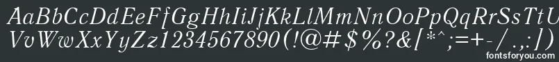 Шрифт Qna46C – белые шрифты