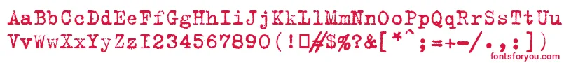 B52 Font – Red Fonts