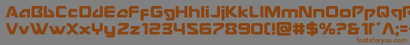 Usangel Font – Brown Fonts on Gray Background