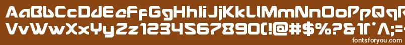 Usangel Font – White Fonts on Brown Background