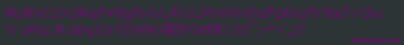Fontdiza Font – Purple Fonts on Black Background