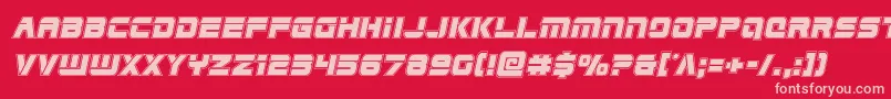 Edgeraceracadital Font – Pink Fonts on Red Background