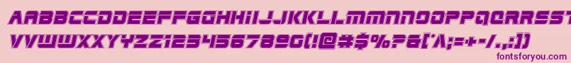 Edgeraceracadital Font – Purple Fonts on Pink Background