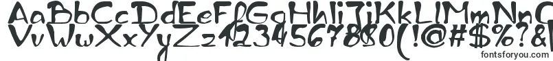 Шрифт ZaiEdsloppyhandwritten – шрифты, начинающиеся на Z