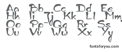 Шрифт ZaiEdsloppyhandwritten
