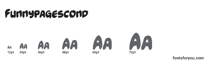Funnypagescond Font Sizes