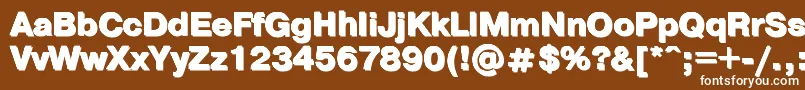 PragmaticashadoWBoldCyrillic Font – White Fonts on Brown Background