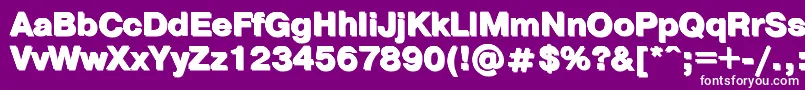 PragmaticashadoWBoldCyrillic Font – White Fonts on Purple Background