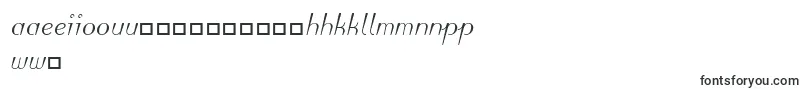 PuritasLtMediumItalic-Schriftart – hawaiische Schriften
