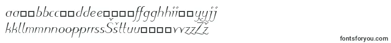 Шрифт PuritasLtMediumItalic – литовские шрифты
