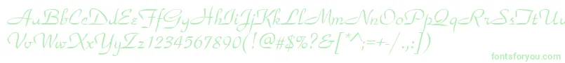 Weitere Informationen zur ParkavenueRegular-Schriftart ParkavenueRegular-Schriftart – Grüne Schriften