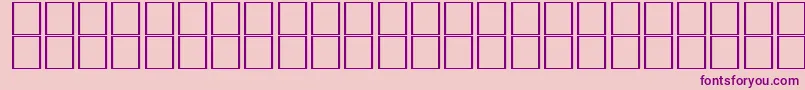 フォントMcsJeddahSIStars. – ピンクの背景に紫のフォント