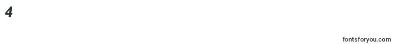 NrbWelshGillianBoldItalic Font – Fonts for Digit 4