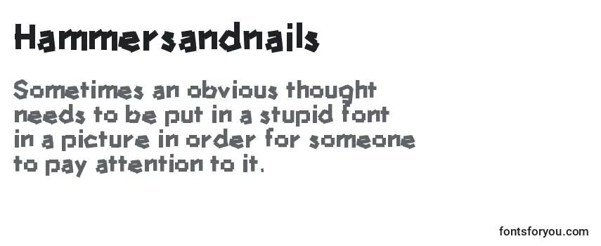 Hammersandnails-fontti