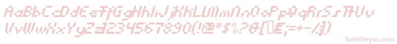Anasthesiaitalic-Schriftart – Rosa Schriften