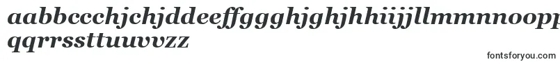 GeorgiaBoldItalic-fontti – korsikankieliset fontit