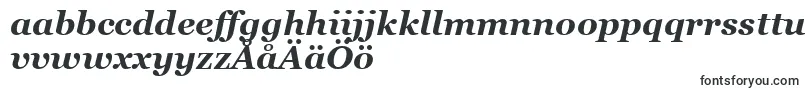 GeorgiaBoldItalic-Schriftart – schwedische Schriften